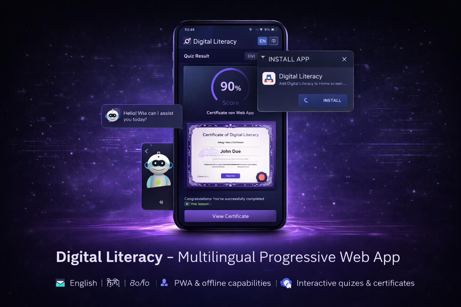 Digital Literacy Web APP